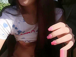 Spex amateur euro babe takes cabbie cock