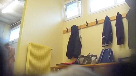 Spy on Boys_Young footballers caught after showers