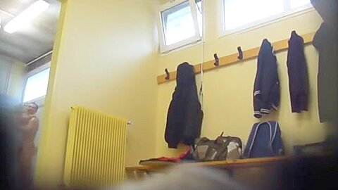 Spy on Boys_Young footballers caught after showers