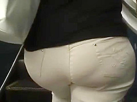Spying Mature Ass - Candid Bubble Butt - Fat Plumper Booty