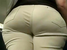 Spying Mature Ass - Candid Bubble Butt - Fat Plumper Booty