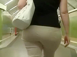 Spying Mature Ass - Candid Bubble Butt - Fat Plumper Booty