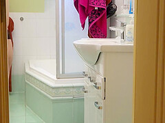 Spying On My Young Stepmother In The Shower
