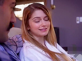 Step dad watches not his Step daughter