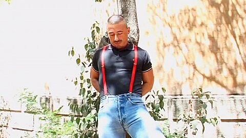Step daddy with fist and piss session - CrunchBoy