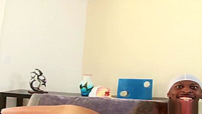 Step mom Seduce Black Friend of her Step son to Fuck When Alone