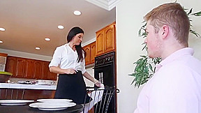 Stepmom India Summer seducing stepdaughter Kacy Lane