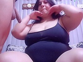 Stepmom Seduces Stepson And Blowjob With Cum On Mouth