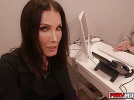 Stepmom Starts Jerking Her Stepsons Cock - Yumi Sin, Mi Ha And Perv-mom