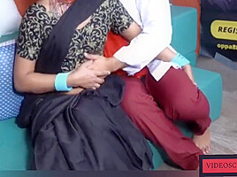 Stepmom Teach To His Stepson How To Having Sex And She Will Enjoying His Dick In Hindi