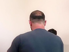 Stepson creampied in 3way