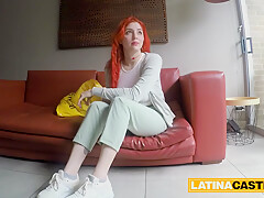 Steven Hard, And More And Tina R - Innocent Colombian Redhead Tricked In Fake Model Castin
