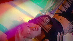 StickyAsian18 Dee takes cum spray hard in the mouth