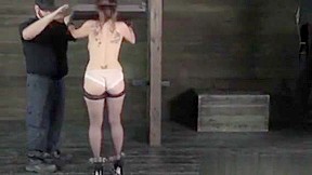 Stocked Submissive Slut Getting Punished