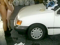 Stockings Wearing Babe From Germany Gets Banged In The Garage