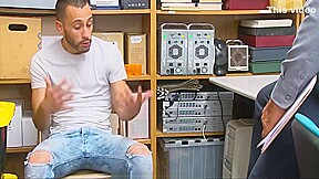 Straight Skinny Twink Fucked By Gay Bear Security Officer