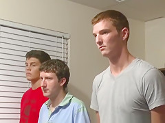 Straight college amateur hazed into fraternity