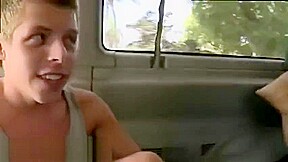 Straight handjob exchange gay Anal Pounding On The Baitbus!
