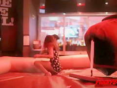 Stunning babes taking the bull ride
