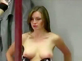 Sub Is Punished With A Whip