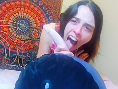 Sucking Cock Youre My Master: Moaning Dildo Worship: Submissive Hot Slut Pinkmoonlust From
