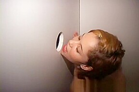Sultry Latina with splendid big tits enjoys her time at the gloryhole