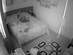 Super sexy women undresing in her bedroom