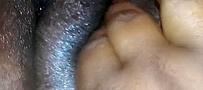 Super wet ebony pussy