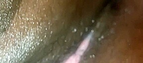 Super wet ebony pussy