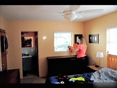 Superb Girl Spied In Her Home