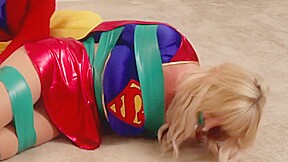 Supergirl Kryptonite wrapped trapped