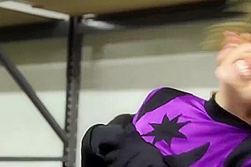Superheroine The Purple Avenger Battles The Catwoman
