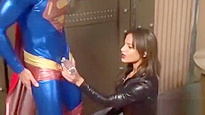Superman gets pegged in the ass