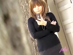 Surprised Asian slag loses her bottom during sharking attack