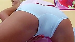 Sweet Teenie Is Gaping Juicy Vagina In Close-up And Getting