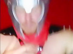 TJ rides a vibrating dildo