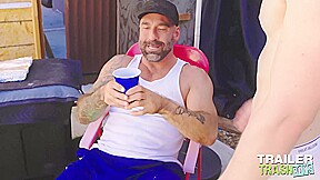 TRAILERTRASHBOYS DILF Drew Sebastian Barebacks Grant Ducati