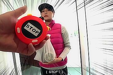 Taiwan Big Tits Girl Time Stop Fetish