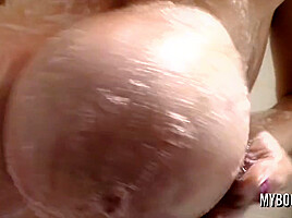 Talia Amanda Bouncing Tits And Play In Bathroom - MyBoobs
