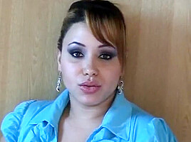 Talia, jolie debutante teenage pulpeuse en casting