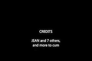 Tasting cum from stranger