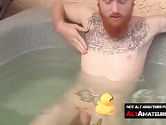 Tattooed Ginger Twink Ass Licked And Dick Sucked By A Homo