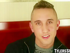 Tattooed Twink With Piercings Has Solo Wanking Scene For Us With Alex Victor