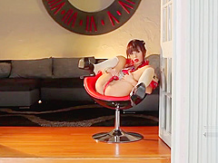 Tempting brunette Japanese Marica Hase getting asshole fucked