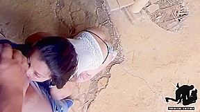 The Girl On The Farm Is Bitten By An Insect I Help Her But The Situation Is Hot  I Cum On H