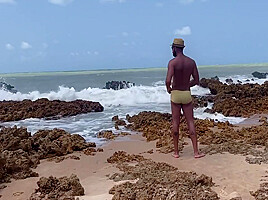 The Nudist Beach - Tambaba Trip 2021 7 Min With Shows Off