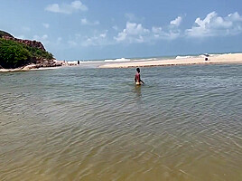 The Nudist Beach - Tambaba Trip 2021 7 Min With Shows Off