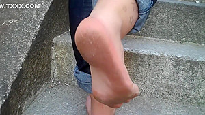 Thick Blonde Feet
