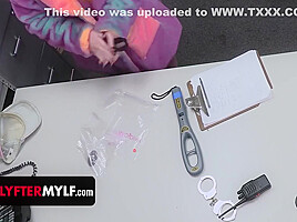 Thick Ginger Milf With Big Natural Tits Swallows Officers Huge Cumshot With Alex Harper
