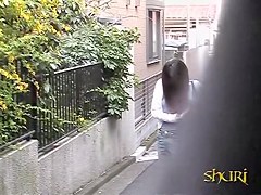 Thin lovely oriental tramp loses her top during sharking adventure